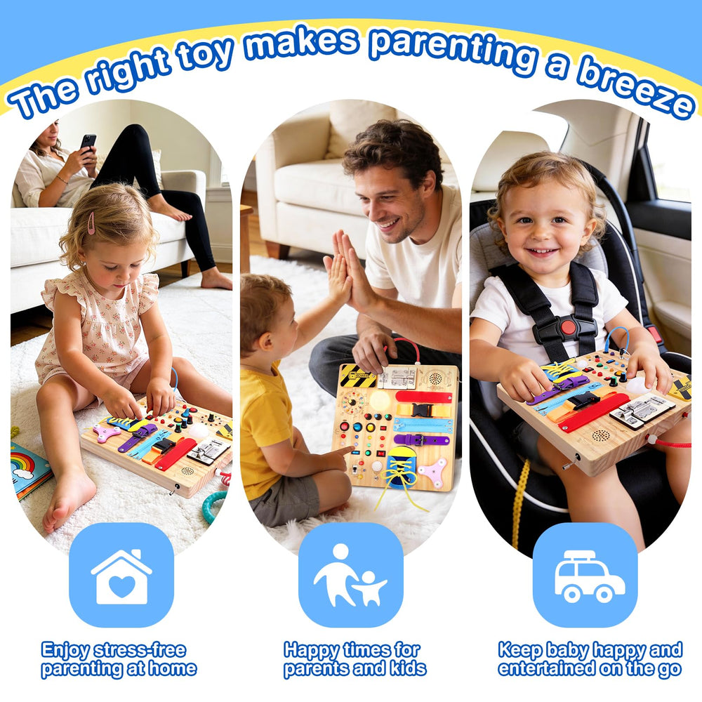 Grarain Busy Board gift-idea for birthdays or holidays