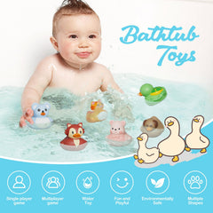Grarain rubber ducks no-hole sealed design keeps interiors dry and easy to clean.