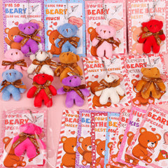 Grastfu mini bear plush measures 3.2x4.3 inches, soft and travel-friendly.