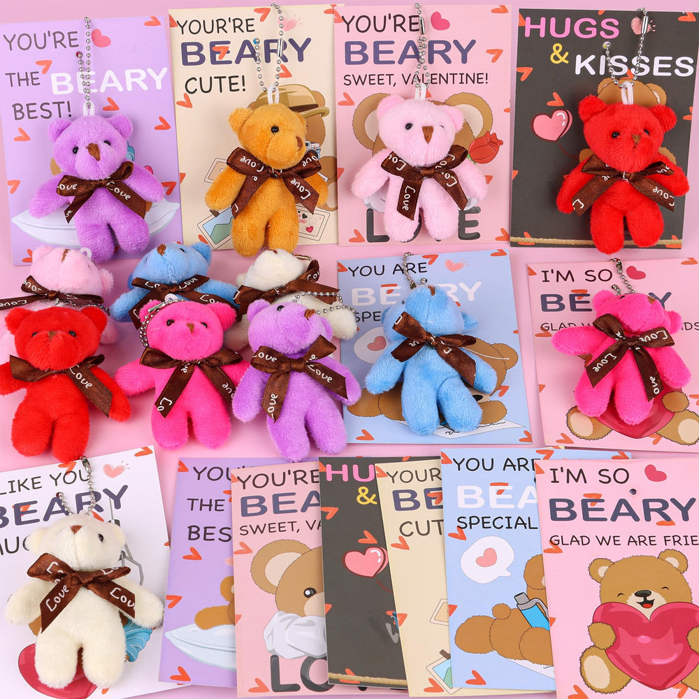 Grastfu valentines card design 2 with bear artwork for kids