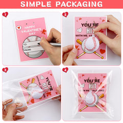 Grastfu Valentines gift bags for convenient classroom packaging