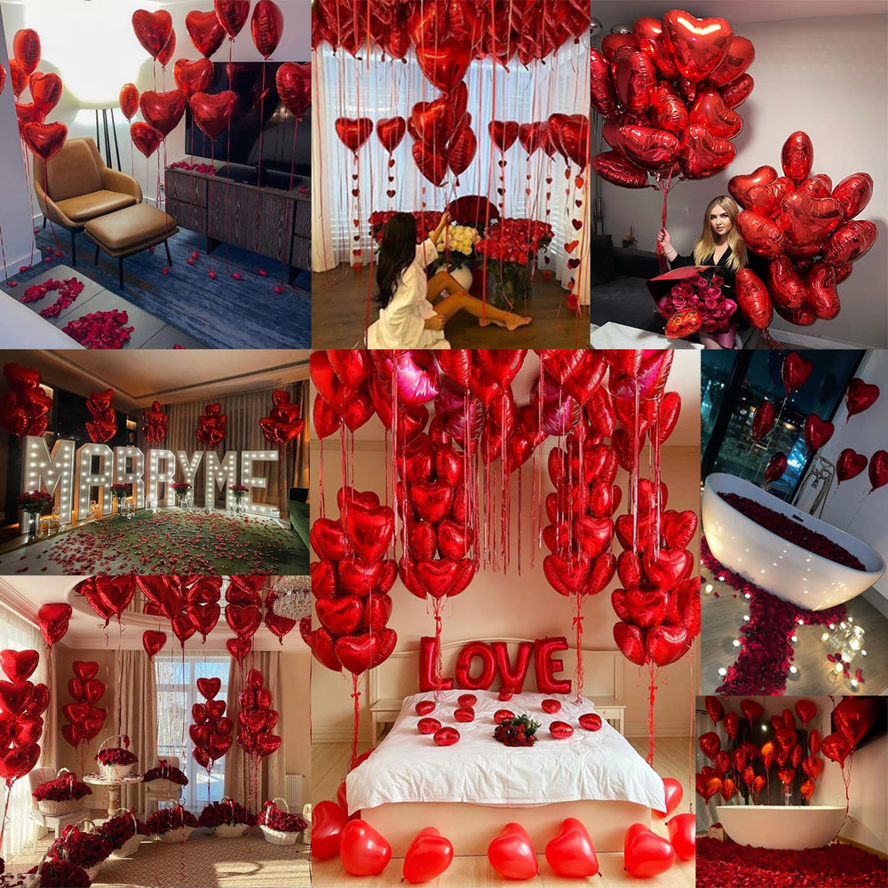 Grcypa rose gold heart foil 18x8 adds luxe accents.