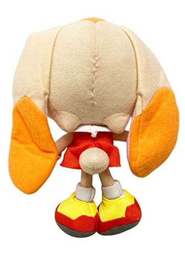 Great Eastern Cream the Rabbit plush, side view, ideal for display and collection.