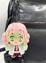 Great Eastern Mitsuri Kanroji mini plush with spring hook for easy pose