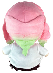 Great Eastern Mitsuri Kanroji plush close-up of licensing tag and soft fabric.