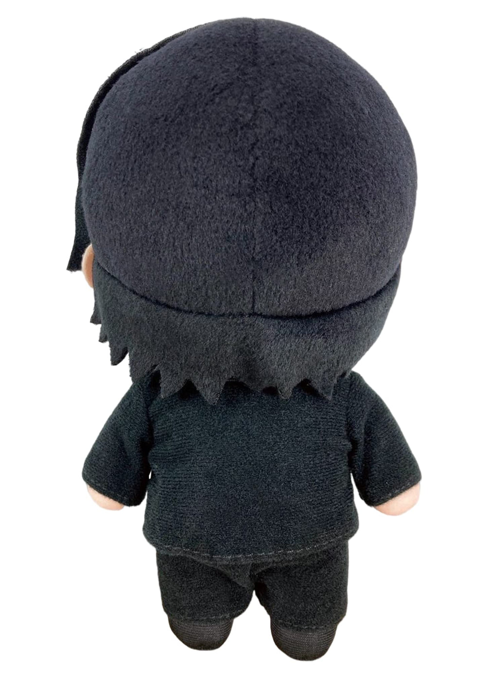 Chrollo 8-inch plush side view, vibrant multi-color for shelf display.