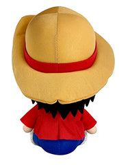 Great Eastern Entertainment Luffy Zou Arc plush close-up showing detailed features and soft fabric.