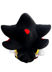 Great Eastern Entertainment Shadow Hedgehog plush close-up, showcasing detailed stitching and soft fabric.