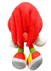 Sonic Knuckles plush with GE tag and packaging, ideal gift option.