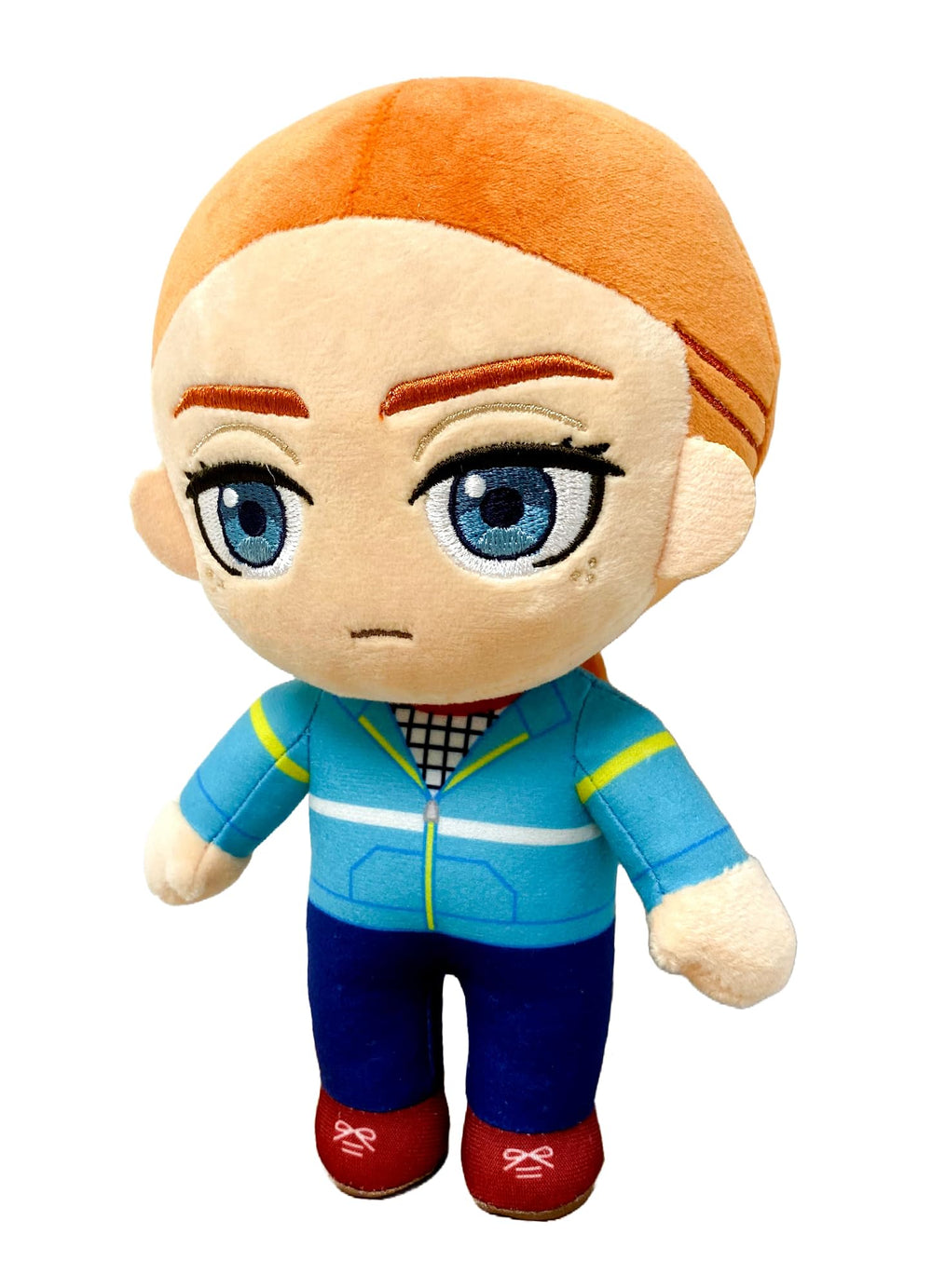 Max Mayfield plush close-up shows soft pile and premium stitching for collectability