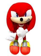 Great Eastern Sonic Knuckles Grin Plush front view, ideal for display and gifting.