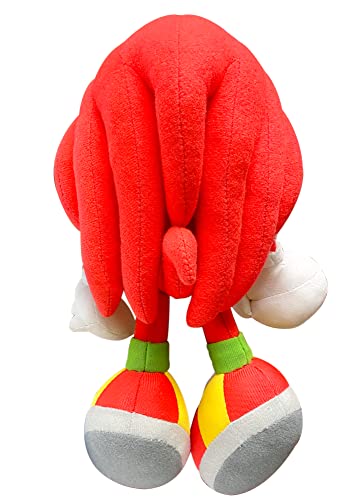 Great Eastern Sonic Knuckles plush closeup fabric detail showing soft, huggable texture.