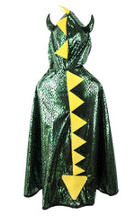 Dragon side in green with yellow trim, sparks adventurous storytelling with Great Pretenders cape.