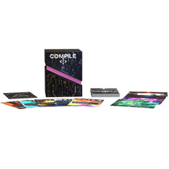 Greater Than Games Compile Main 1 tabletop setup invites casual to serious play