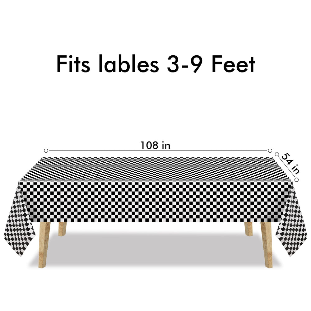 GREATRIL disposable table cover 108 by 54 inches for quick cleanup