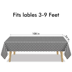 GREATRIL disposable table cover 108 by 54 inches for quick cleanup