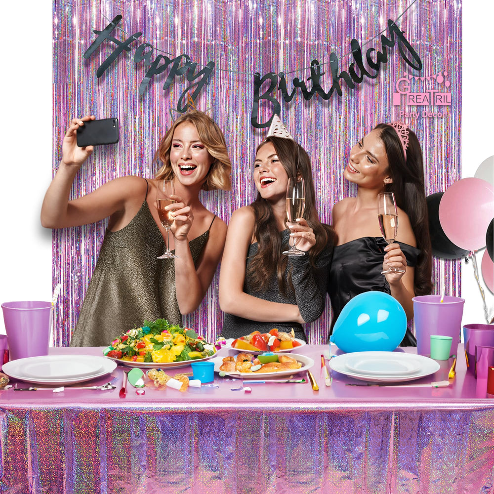 GREATRIL disposable tablecloth ideal for birthdays and celebrations.