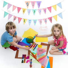 GREATRIL four-pack banners cover longer walls or ceilings