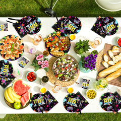 Greencian 80s retro neon design boosts nostalgia at any party