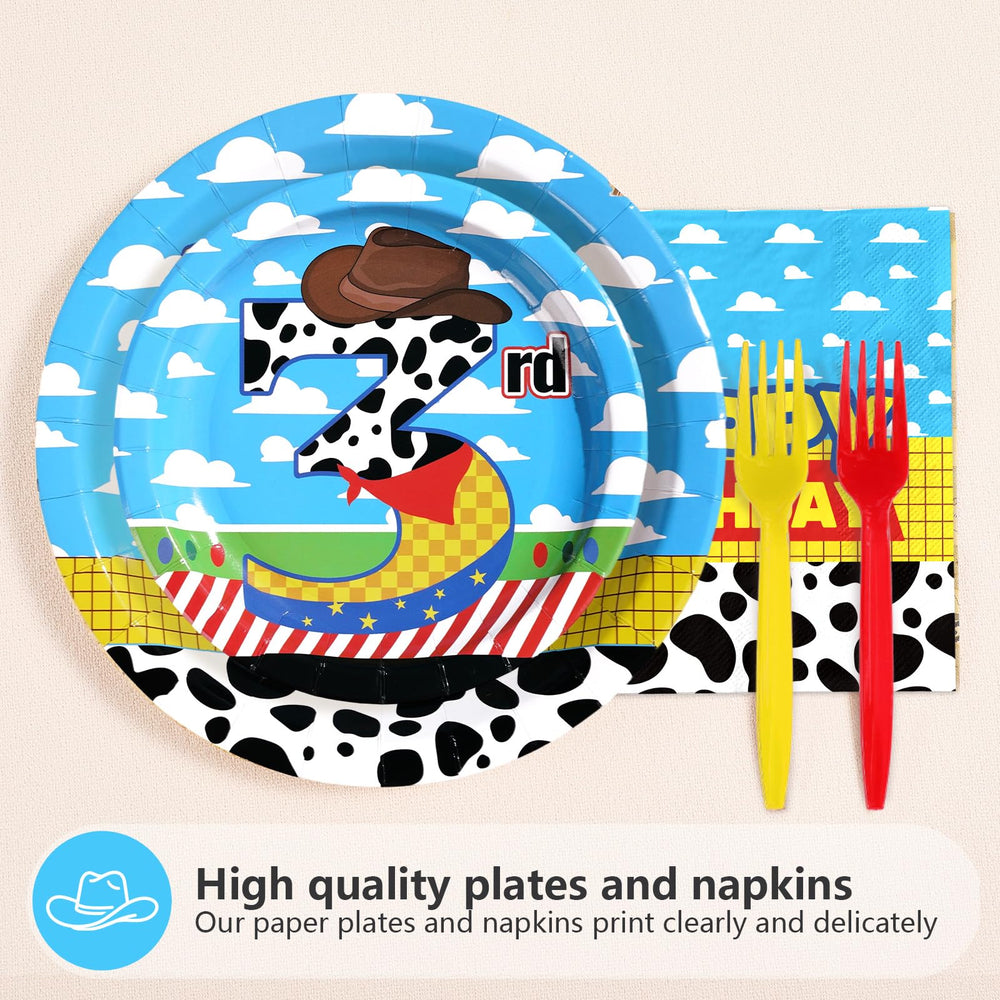 Greencian cow print blue sky napkins 6.5 inch help quick cleanups and comfy meals.