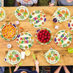 Greencian disposable set makes post-party cleanup fast and easy.