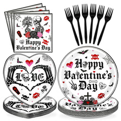 Greencian gothic valentines dinner plates 9in for bold celebrations