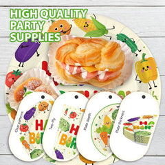 Greencian 'HAPPY BIRTHDAY' design adds festive touch to veggie party.