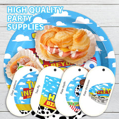 Greencian premium tableware closeup highlights durable paper and bright print.