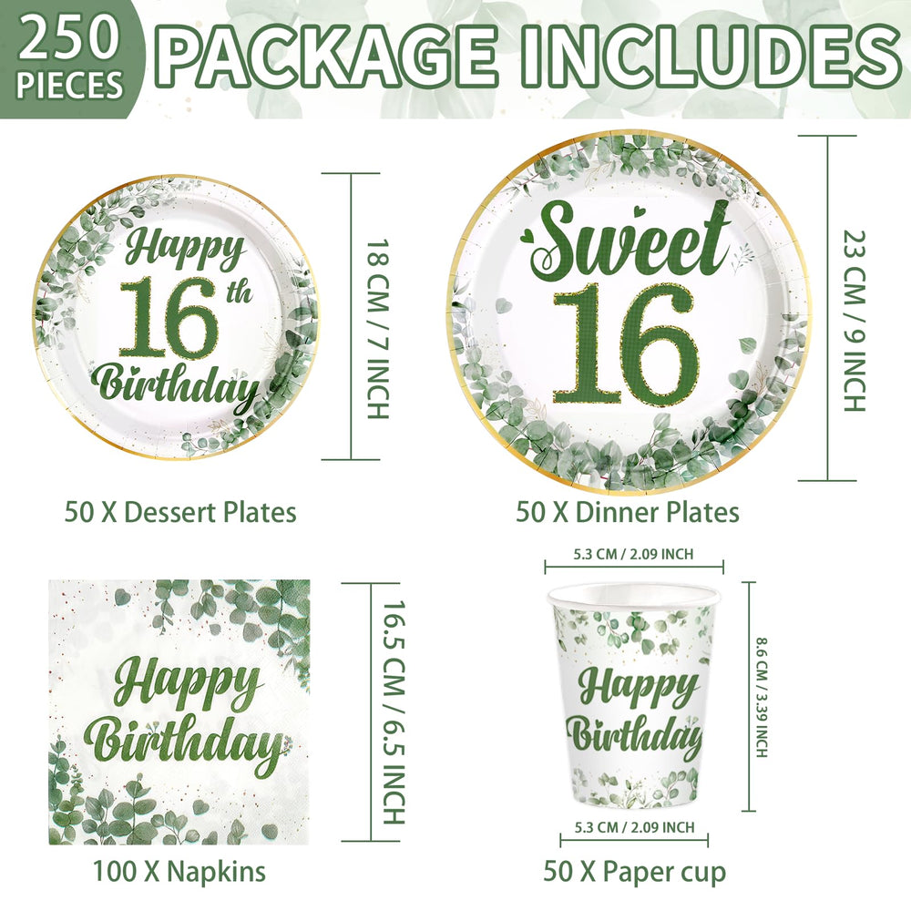 Greencian sage-green leaf pattern decor adds elegant ambiance.