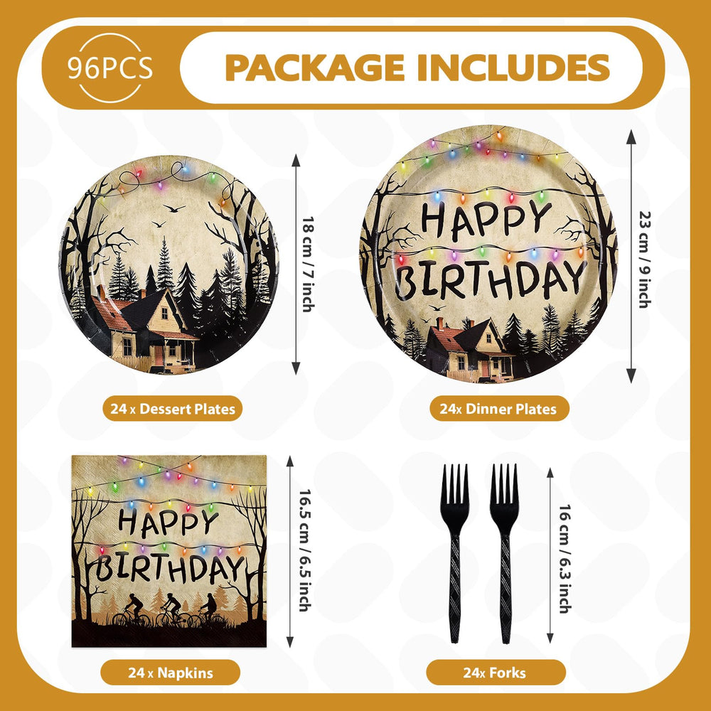 Greencian spooky rustic napkins soften messes and absorb spills during celebrations.