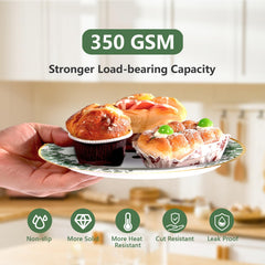 Greencian sweet 16 cups in sage green for easy serving.