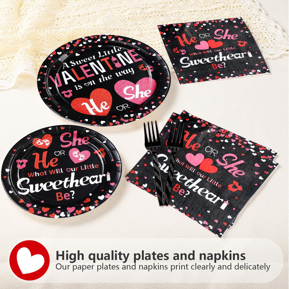 Greencian valentines forks 50 pcs for convenient place settings.