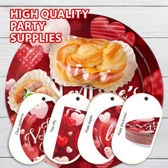 Greencian Valentine romantic theme with bold white lettering and hearts