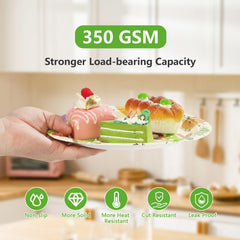 Greencian two-tone forks—durable serving utensils for celebrations.