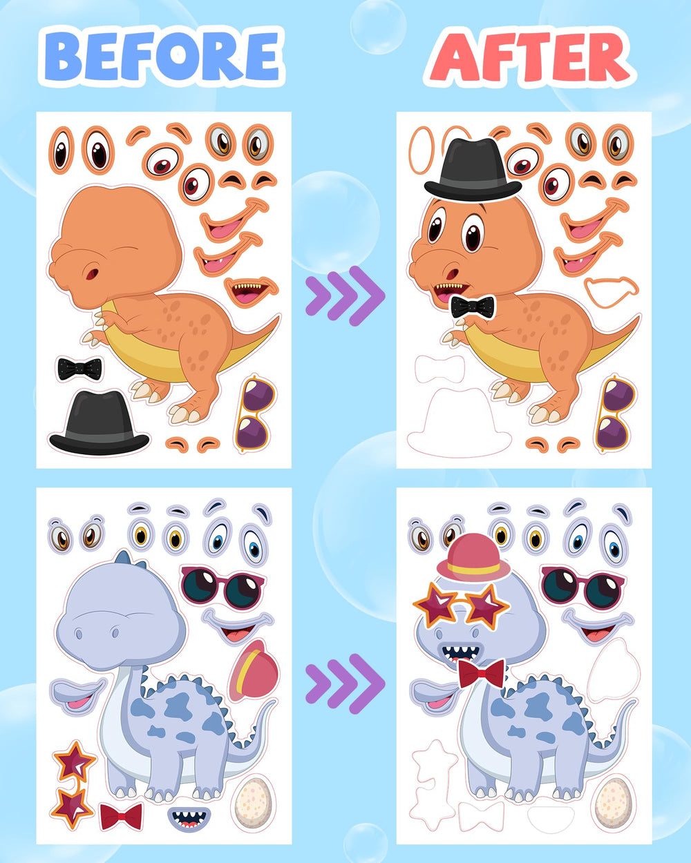 Greingways sticker pack large sheets simplify decorating projects.