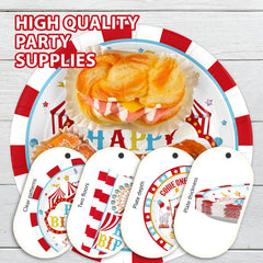 Grencian packaging shows ready-to-use party supplies for quick setup.