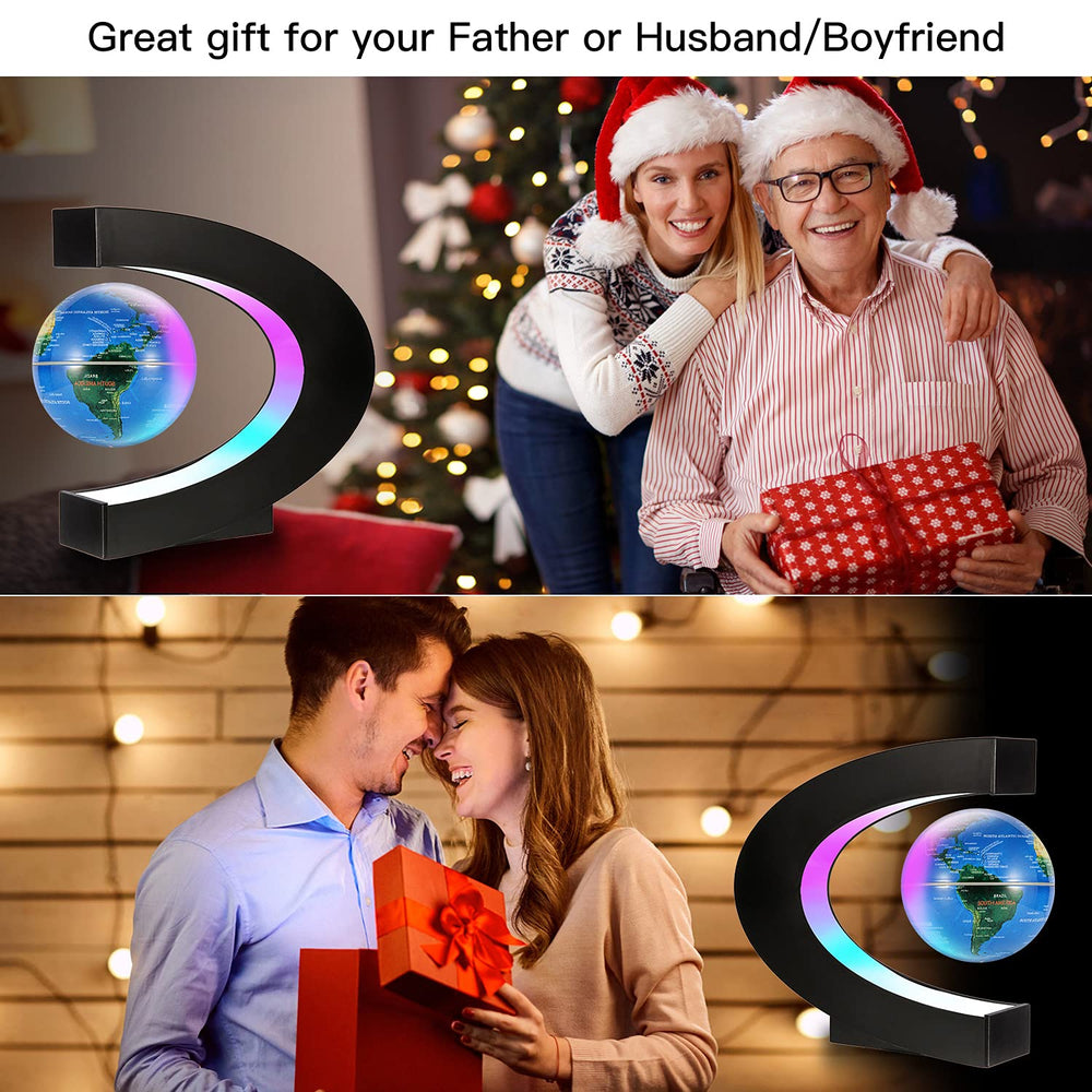 Gresus office gadget gift idea featuring a levitating world globe for tech lovers.