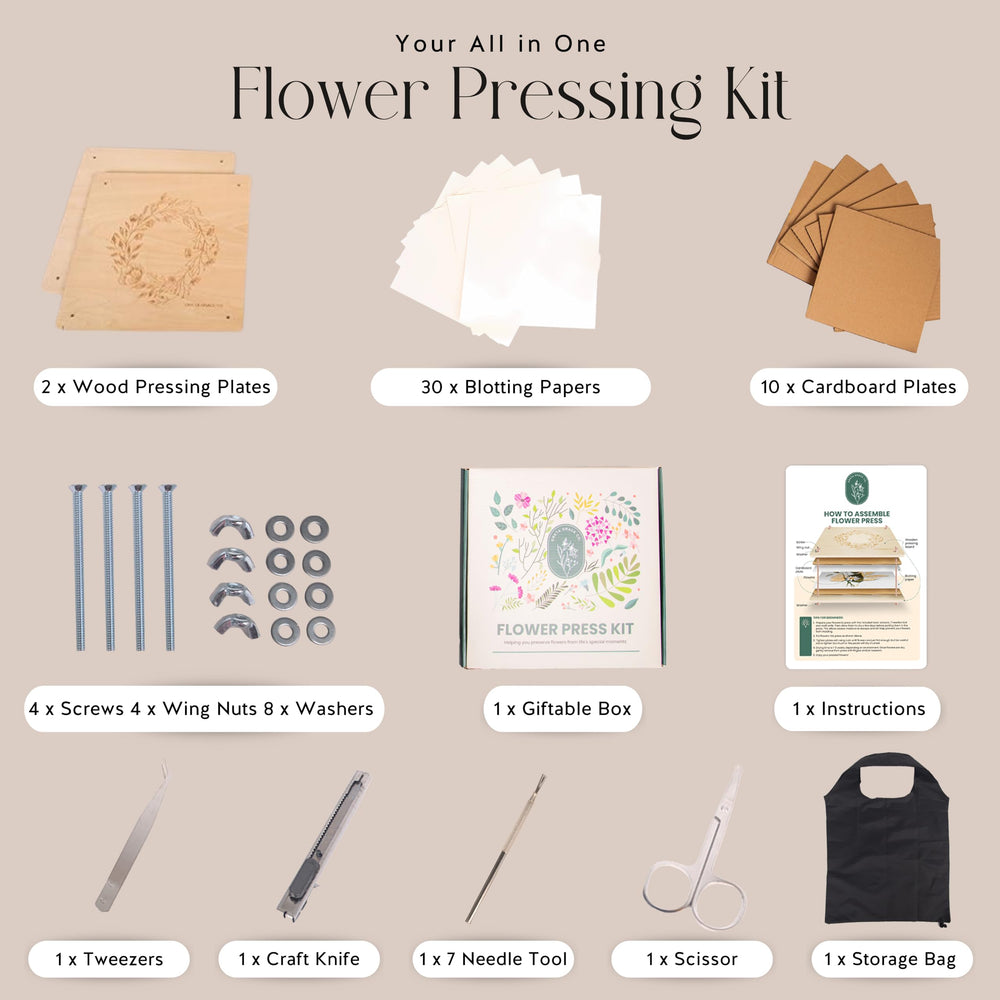 Greta Grace Co blotting papers for clean, even drying of blooms