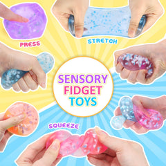 Gretex ice cube fidget toy purple cube for anxiety relief and focus