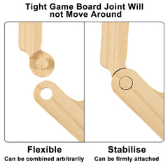 Grhonior interlocking peg system makes setup quick and stable.