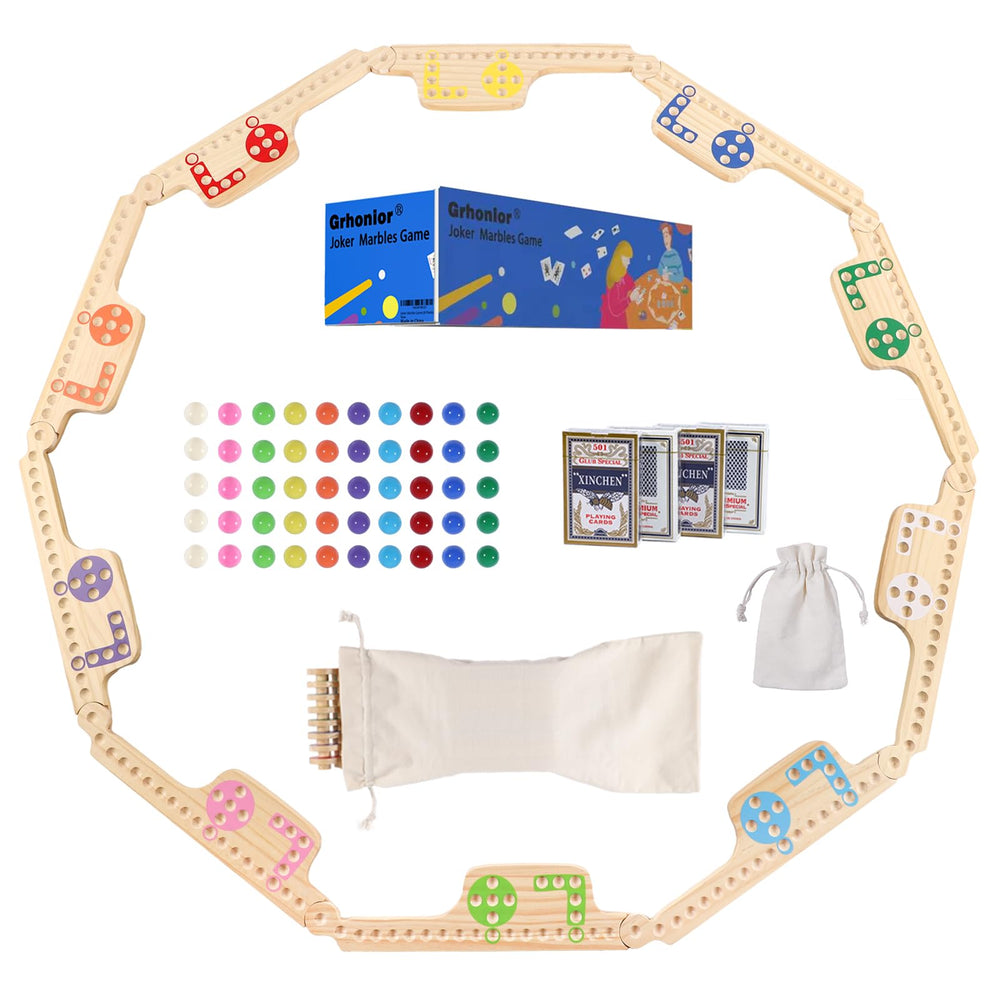 Grhonior upgraded peg board setup promotes group play and clear player tracking.