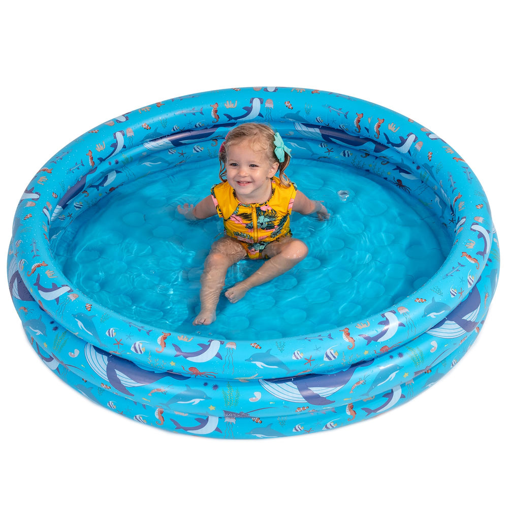GRIP A POOL ideal for outdoor summer play and safe splash sessions.