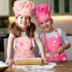 GROBRO7 kids apron waterproof fabric keeps clothes clean