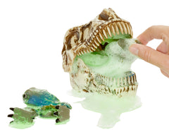 GrossMos Dino Pack body squeeze releases slime for dramatic play.