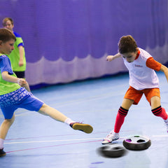 Growsland hover soccer ball helps kids enjoy indoor play.