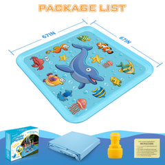 Growsland Splash Pad safe PVC material certified for durability and safety.