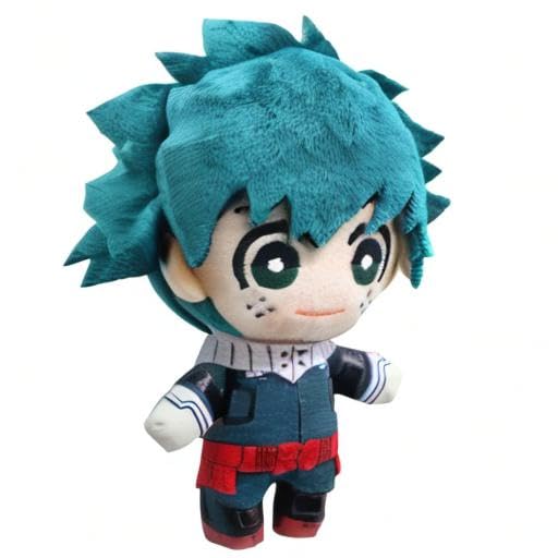 Groydbna MHA plushie green display; desk companion