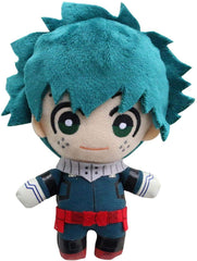 Groydbna MHA plushie green front view; soft cuddle buddy