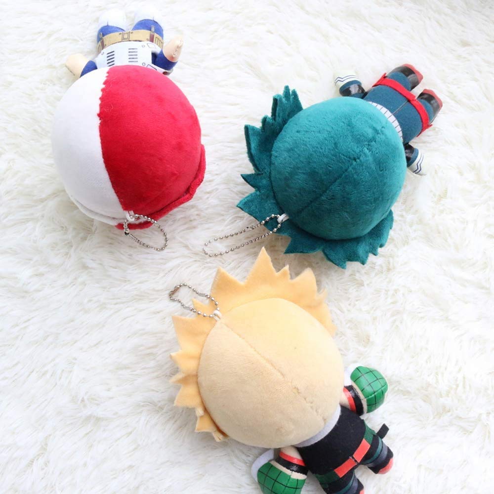 Groydbna MHA plushie green with keychain; portable friend