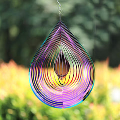GRPWWT wind spinner stainless steel 12in resists weather while adding contemporary shine